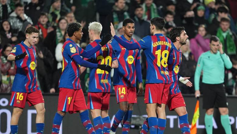 Lamine Yamal strikes to fire Barcelona into Copa del Rey quarter-finals - Ảnh 2